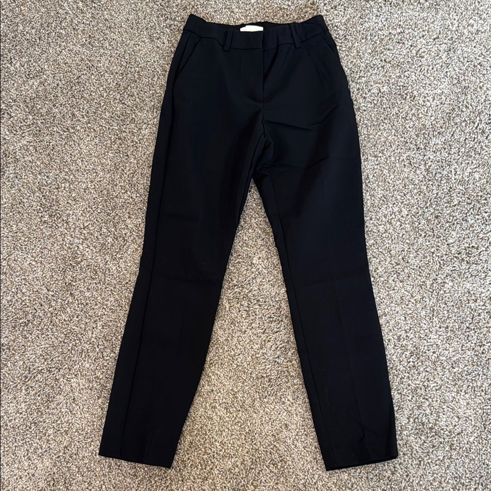H&M Black Straight Leg Trousers